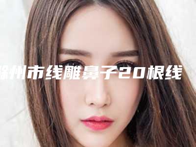 滁州市线雕鼻子20根线价格表医生介绍手术查看(线雕鼻子20根线均价为:23474元)